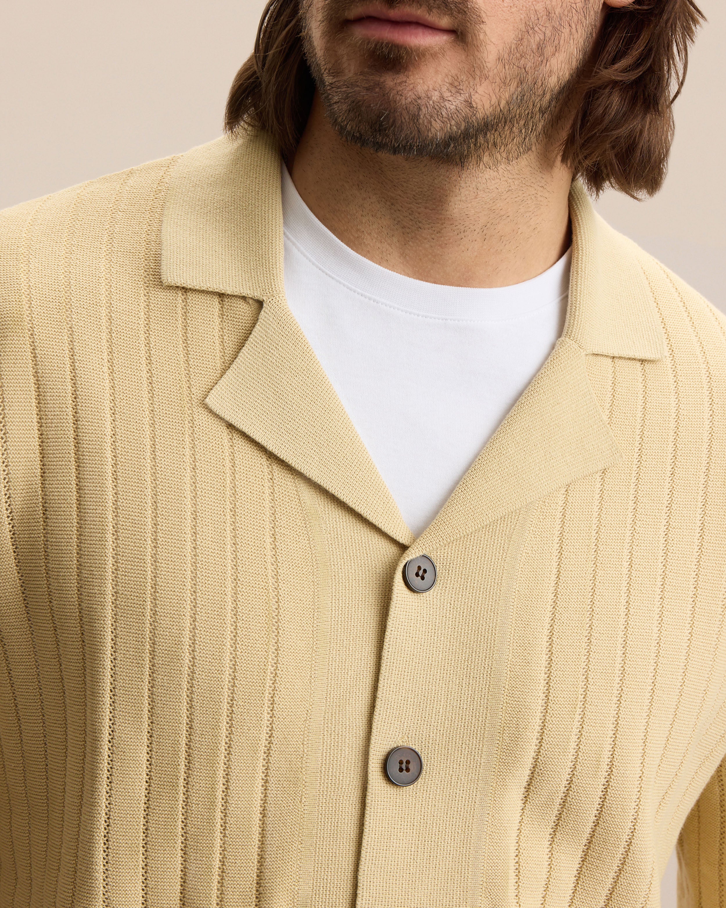 DROP-NEEDLE KNIT SHIRT - Image 4