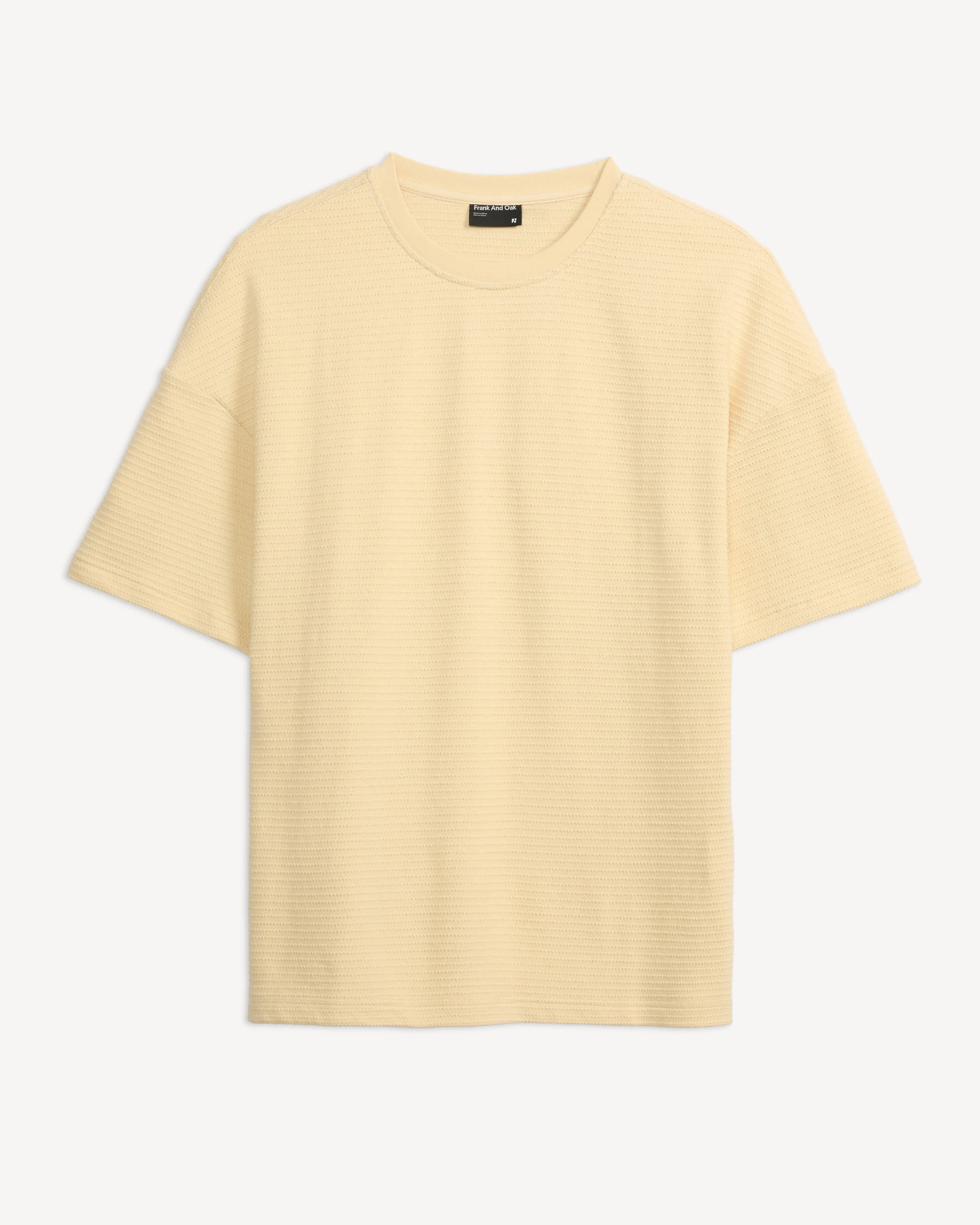 BOXY TEXTURED KNIT TEE - Image 5